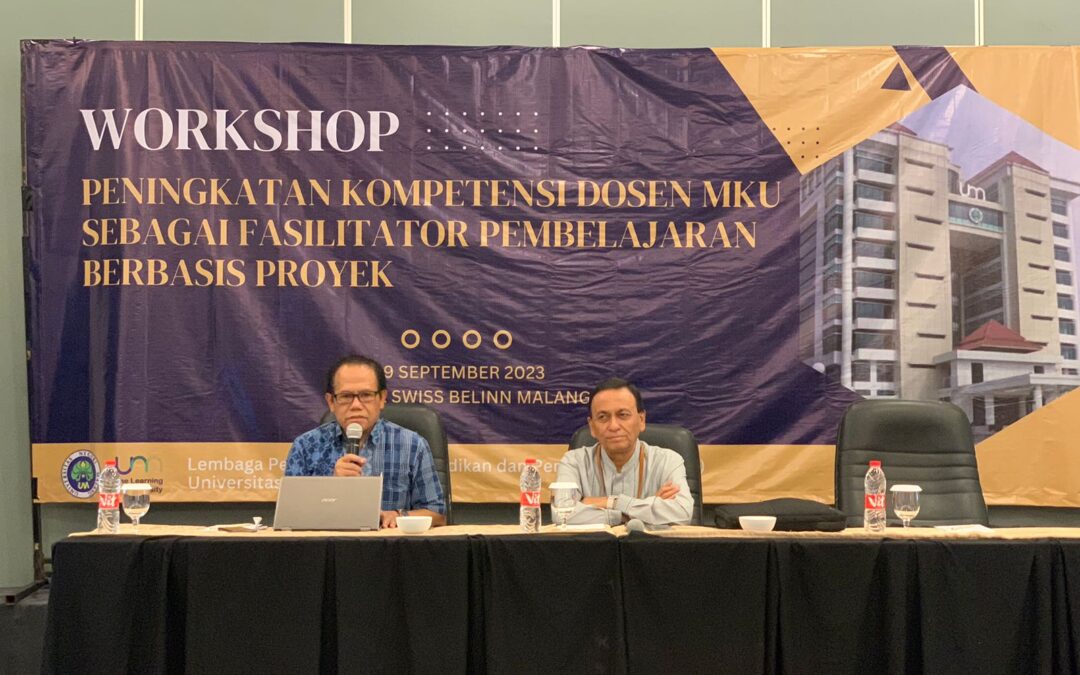 Workshop Peningkatan Kompetensi Dosen MKU Universitas Malang Mendukung Pembelajaran Berbasis Proyek